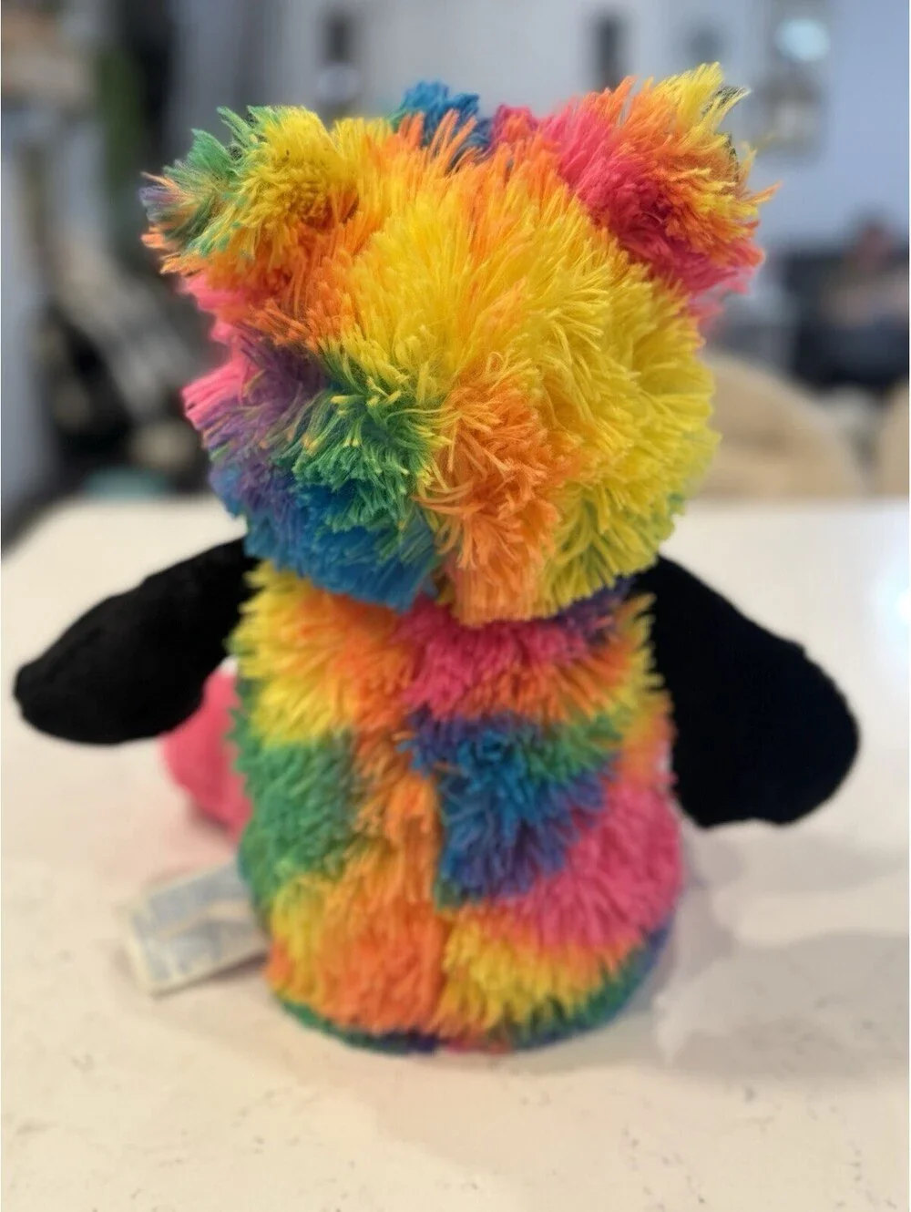 Build-A-Bear Mixters Monster Tie Dye Plush Stuffed Animal Rainbow